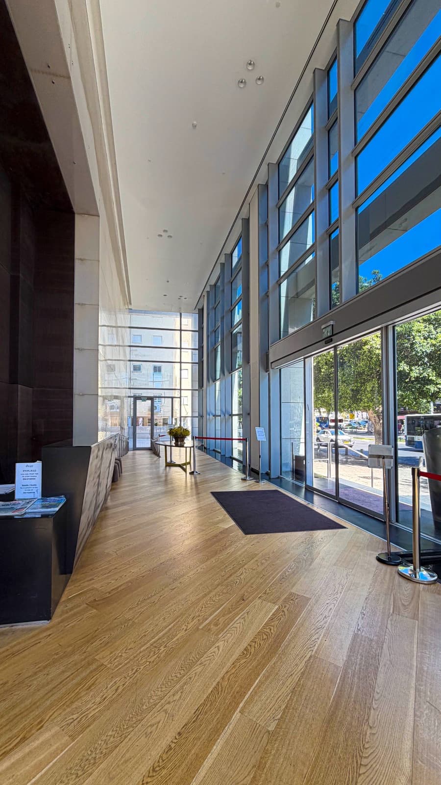 Attended entrance hall of the residential tower